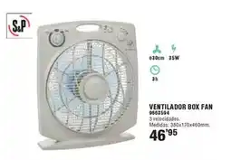 Optimus Ventilador box fan oferta
