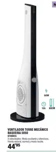 Optimus Ventilador torre mécanico baugieria 5500 oferta
