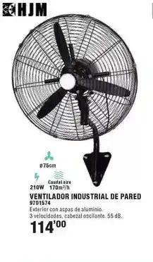 Optimus Ventilador industrial de pared oferta