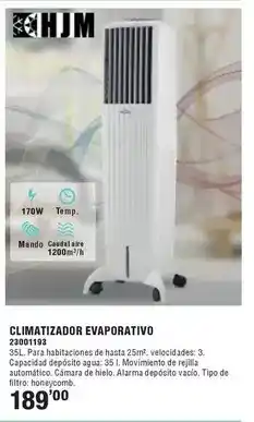 Optimus Hjm - climatizador evaporativo oferta