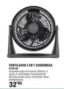 Optimus Ventilador 2 en 1 sobremesa oferta