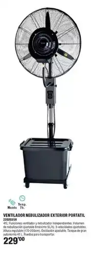 Optimus Ventilador exterior portatil oferta