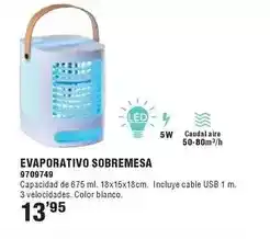 Optimus Evaporrativo sobremesa oferta