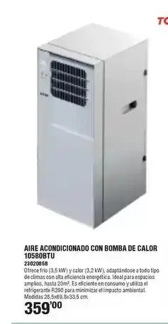Optimus Aire acondicionado con bomba de calor 10580btli oferta