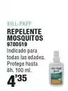 Optimus Kill paff - repelente mosquitos 9700519 oferta