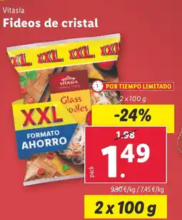 Lidl VITASIA Fideos de cristal oferta