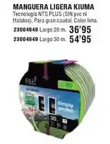 Optimus Manguera ligera oferta