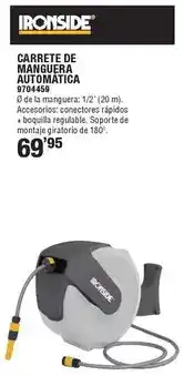 Optimus Ironside - carrete de manguera automatica oferta