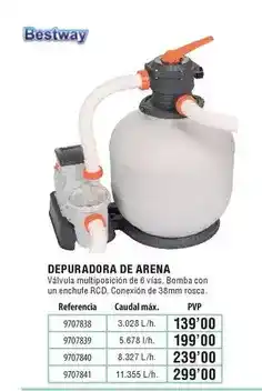 Optimus Bestway - depuradora de arena oferta