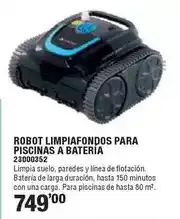 Optimus Robot limpiafondos para piscinas a bateria oferta