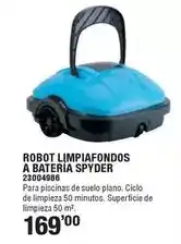 Optimus Robot limpiafondos a bateria spyder oferta