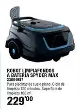 Optimus Robot limpiafondos a bateria spyder max oferta
