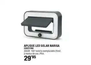Optimus Aplique led solar nariga 2302160 oferta