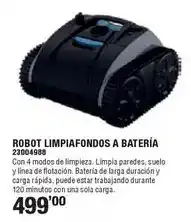 Optimus Robot limpiafondos a bateria oferta