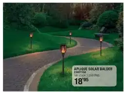 Optimus Aplique solar balder oferta