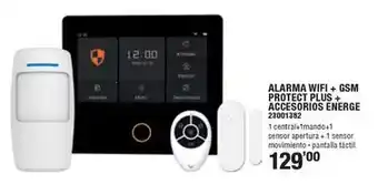 Optimus Alarma wifi + gsm protect plus + accesorios oferta