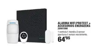 Optimus Alarma wifi protect + accesorios energéeks oferta