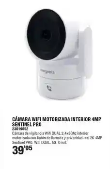 Optimus Cámara wifi motorizada interior 4mp sentinel pro oferta