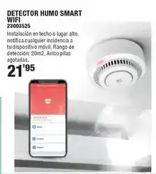 Optimus Detector humo smart wifi oferta