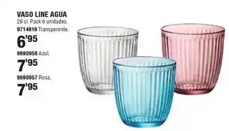 Optimus Vaso line agua oferta