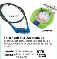 Optimus Antirrobo bici combinacion oferta