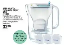 Optimus Jarra brita filtrante style azul oferta