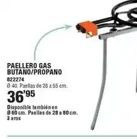 Optimus Paellero gas butano/propano oferta