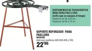 Optimus Soporte reforzado para paellero oferta