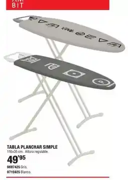 Optimus Tabla planchar simple oferta