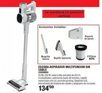 Optimus Escoba aspirador multifuncion sin cable oferta