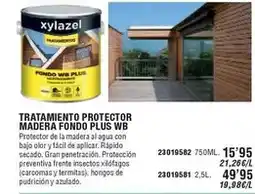 Optimus Tratamiento protector madera fondo plus wb oferta