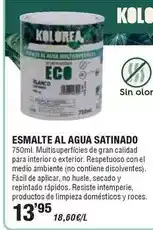 Optimus Esmalte al agua satinado oferta
