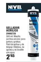 Optimus Sellador acrillico oferta