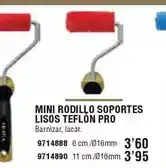 Optimus Mini rodillo soportes lisos oferta