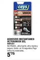 Optimus Adhesiovo instantaneo ultraunick oferta