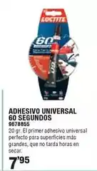 Optimus Loctite - adhesivo universal 60 segundos oferta
