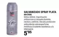 Optimus Galvanizado spray plata oferta