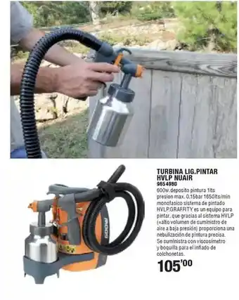 Optimus Nuair - turbina light pintar huvp oferta
