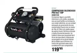 Optimus Cevik - compresor silencioso ppro 6lt 1hp oferta
