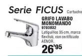 Optimus Grifo lavabo monomando oferta