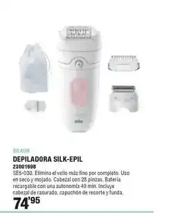 Optimus Braun - depiladora silk-epil oferta