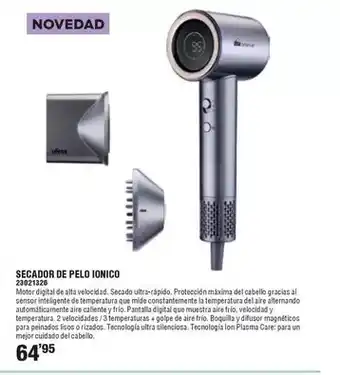 Optimus Secador de pelo ionico oferta