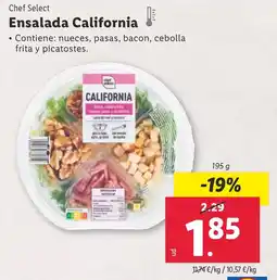 Lidl CHEF SELECT Ensalada California oferta