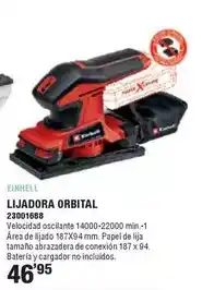 Optimus Einhell - lijadora orbital oferta
