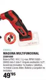 Optimus Einhell - maquina multifuncional oferta