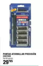 Optimus Puntas atornillar precision oferta