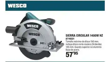 Optimus Sierra circular 1400w hz oferta