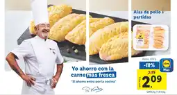 Lidl Alas de pollo partidas oferta