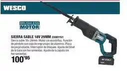 Optimus Sierra sable 18v 29mm oferta