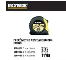 Optimus Ironside - flexómetro abs/caucho con freno oferta